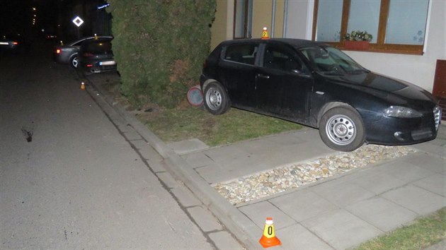 Mlad ena nabourala v Prostjov s autem ti zaparkovan vozy. Nsledn se ukzalo, e je opil a navc vbec nem idisk prkaz.