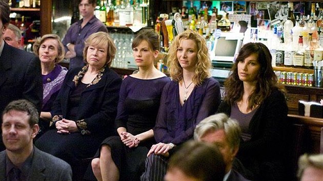 Kathy Batesov, Hilary Swankov, Lisa Kudrowov a Gina Gershonov ve filmu P.S Miluji t (2007)