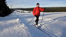Ideální podmínky přilákaly o víkendu do Jizerských hor běžkaře i lyžaře (3....