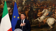 Matteo Renzi  po vyhlá�ení výsledk� referenda (5. prosince 2016)