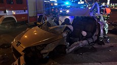 P�i nehod� v brn�nské ulici Her�pická zem�eli dva lidé a dal�í t�i se zranili...