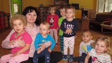 Eva Onuščáková se svými svěřenci.
