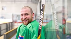 �t�pán H�ebejk na tréninku v �eských Bud�jovicích