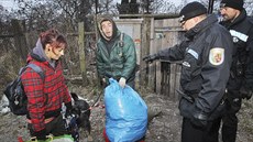 Demolice zahrádkáské kolonie v Jatení ulici v Plzni, kterou v posledních...