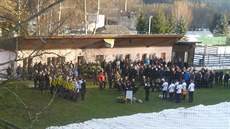 Momentka z poh�bu správce Arno�ta Röslera