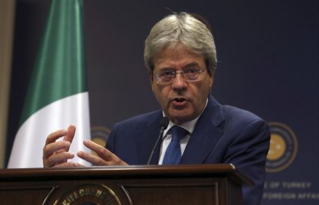 Italský ministr zahranií Paolo Gentiloni