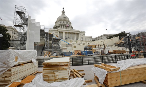 Pípravy na prezidentskou inauguraci ve Washingtonu (8. prosince 2016)