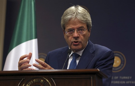 Italský ministr zahranií Paolo Gentiloni