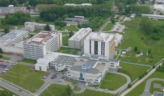 Areál nemocnice v Jihlavě.