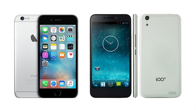IPhone 6 a Baili 100C. Podle �ínského soudu dva vzájemn� snadno zam�nitelné...