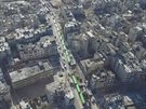 Zelené autobusy odváejí obyvatele povstaleckých tvrtí  Aleppa do provincie...