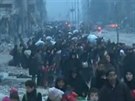 Z Aleppa v posledních dnech odelo a 6 tisíc lidí