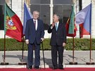 Milo Zeman bhem oficiální návtvy Portugalska (14. prosince 2016)