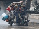 Tisíce civilist v prosinci zaalo odjídt z Aleppa.