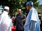 Gambijský prezident Yahya Jammeh pijímá lídry západoafrických zemí (13....