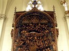 Svtelský oltá, hvzdný prvek interiéru kostel sv. Barbory v Adamov