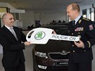 Policie pevzala 32 nových voz koda Octavia na alternativní pohon CNG. Zatím...