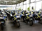 Policie v Brn pevzala 135 nových motocykl BMW (12. prosince 2016)