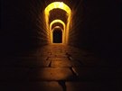 Starý tunel pro pí pod nádraím v praských Vysoanech