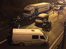 Na D1 u Miroovic ve smru na Brno se ped pátou hodinou stala hromadná nehoda...