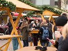 Vánoční trhy na náměstí Míru ve Zlíně.