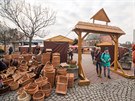 Vánoční trhy na náměstí Míru ve Zlíně. (listopad 2019)