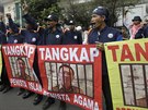 Jakartský guvernér Ahok stanul ped soudem kvli údajné uráce islámu. Ped...