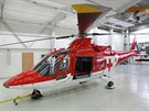 Vrtulnk Agusta A109 K2 slovensk spolenosti Air Transport Europe, kter zane...