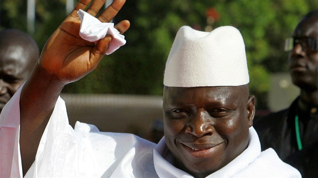 Dlouholetý gambijský v�dce Yahya Jammeh.