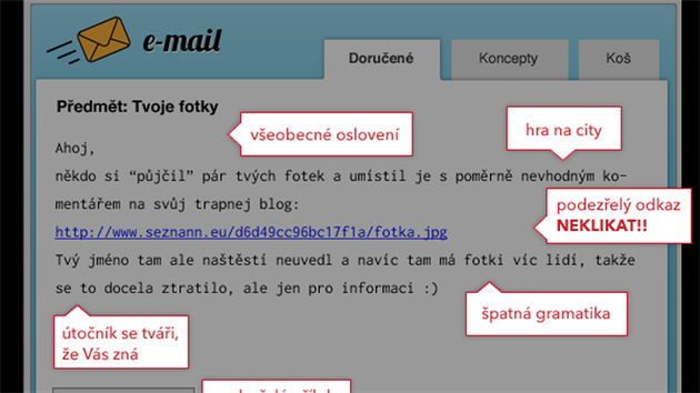 CSIRT rad, jak poznat phishingov e-mail