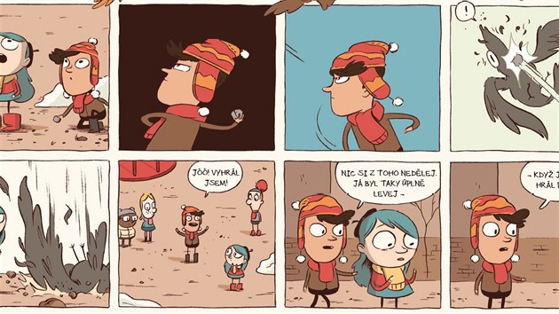 Ukzka z komiksu Hilda se vrac