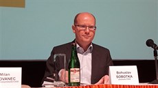 Premiér Bohuslav Sobotka na jednání úst�edního výkonného výboru �SSD