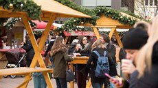 Vánoní trhy na námstí Míru ve Zlín.