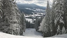 Špičák nabízí nejlepší možnosti lyžování na české straně Šumavy.