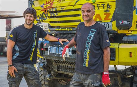 Martin Mack mlad a Martin Mack star na Rallye Dakar 2016