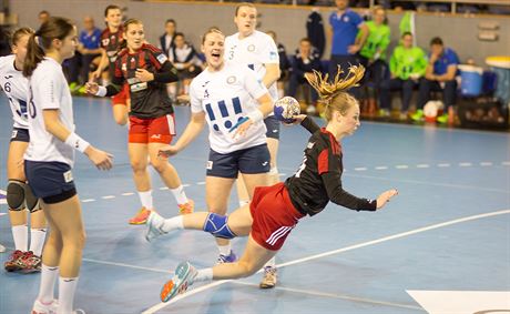 Momentka z utkání Slavia - Poruba