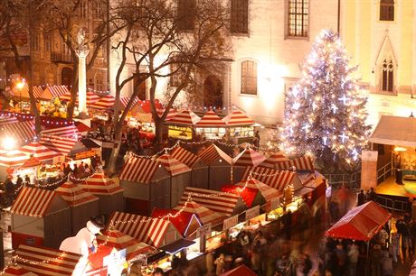 Vánoní atmosféra na Hlavním námstí v Bratislav