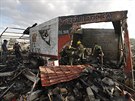 Výbuch na triti se zábavní pyrotechnikou v mexickém San Pablitu (20. prosince...