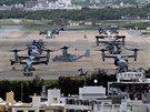 Na ostrov Okinawa se nachází velká základna americké armády.