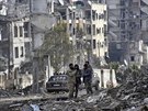 Boje v Aleppu utichly. Místní se mohou pomalu vrátit k normálnímu ivotu....