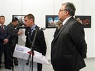 Ruský velvyslanec Andrej Karlov krátce ped svou smrtí (19. prosince 2016).