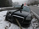 Nehoda se stala v pondlí u Libínského Sedla na Prachaticku.