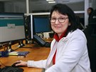 Dispečerka operačního střediska olomoucké záchranky Radka Bartoňková.