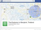 Bezepnostní kontrola Facebooku (27. prosince 2016) v Bangkoku reagovala na...