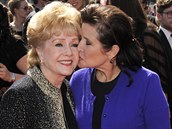 Debbie Reynoldsová a její dcera Carrie Fisherová (Los Angeles, 10. září 2011)