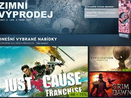 Zimn vprodej na Steamu