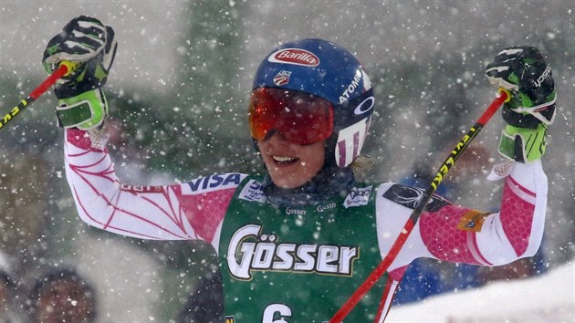 Mikaela Schiffrinov vyhrla v rakouskm Semmeringu i druh ob slalom.