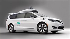 Chrysler Pacifica jako testovací prototyp autonomního vozu spolenosti Waymo,...