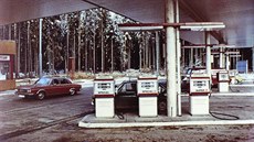 Tak před lety vypadala jedna z nejstarších benzinových stanic, která se nachází...