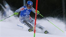 Veronika Velez Zuzulová ve slalomu v Semmeringu.